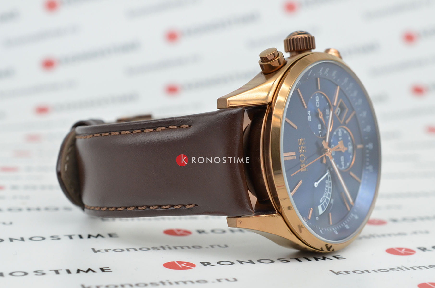 Hugo Boss Hugo Boss Grand Prix HB1513604 мужские часы синий циферблат на запястье