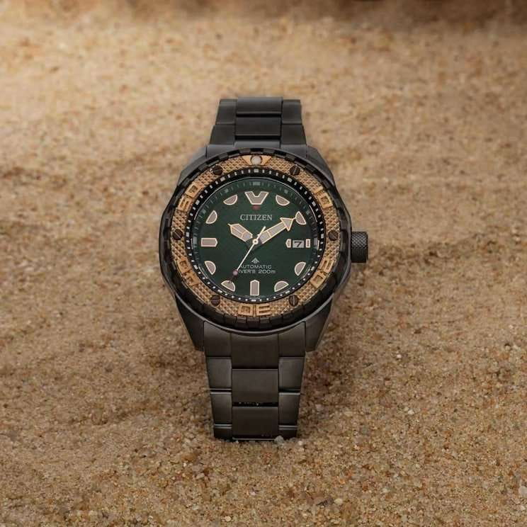 Citizen Citizen Promaster NB6008-82X  — детали корпуса и титановый c dlc покрытием