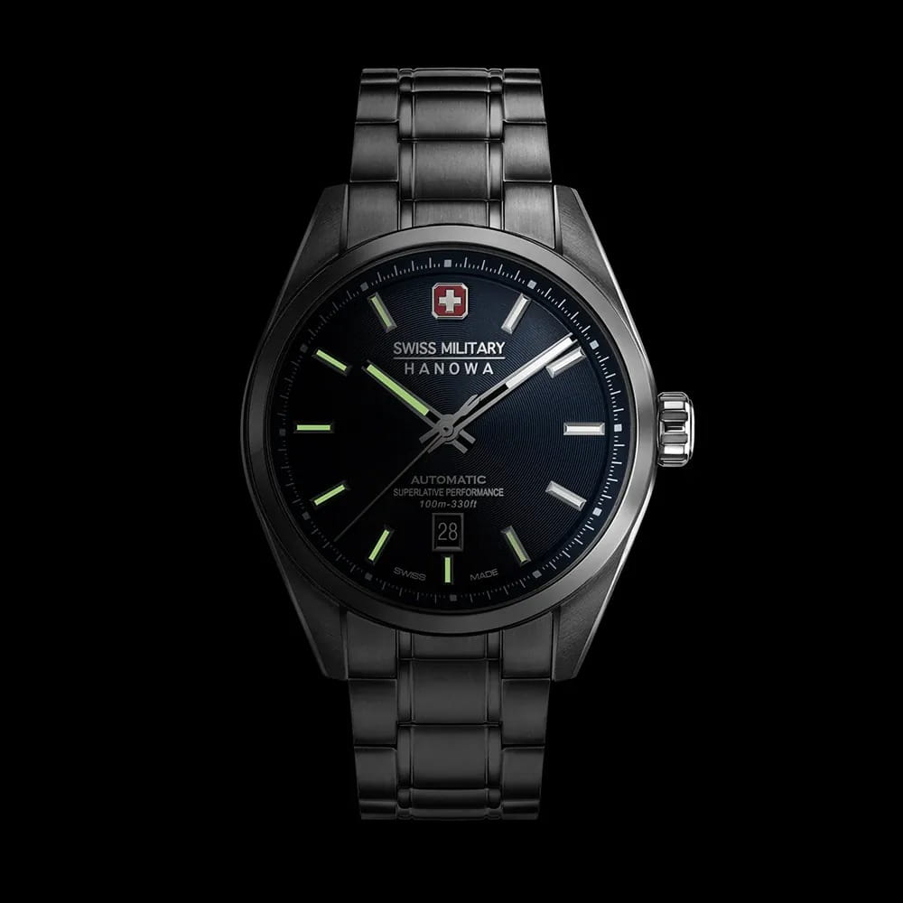 Swiss Military Hanowa Swiss Military Hanowa Majestic Pioneer SMWGL0006202 швейцария наручные мужские часы заводная головка с логотипом Swiss Military Hanowa