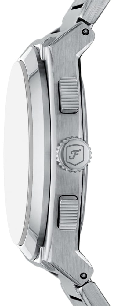 Fossil Fossil Everett FS6117,  сша мужские часы на браслете нержавеющая сталь боковой вид