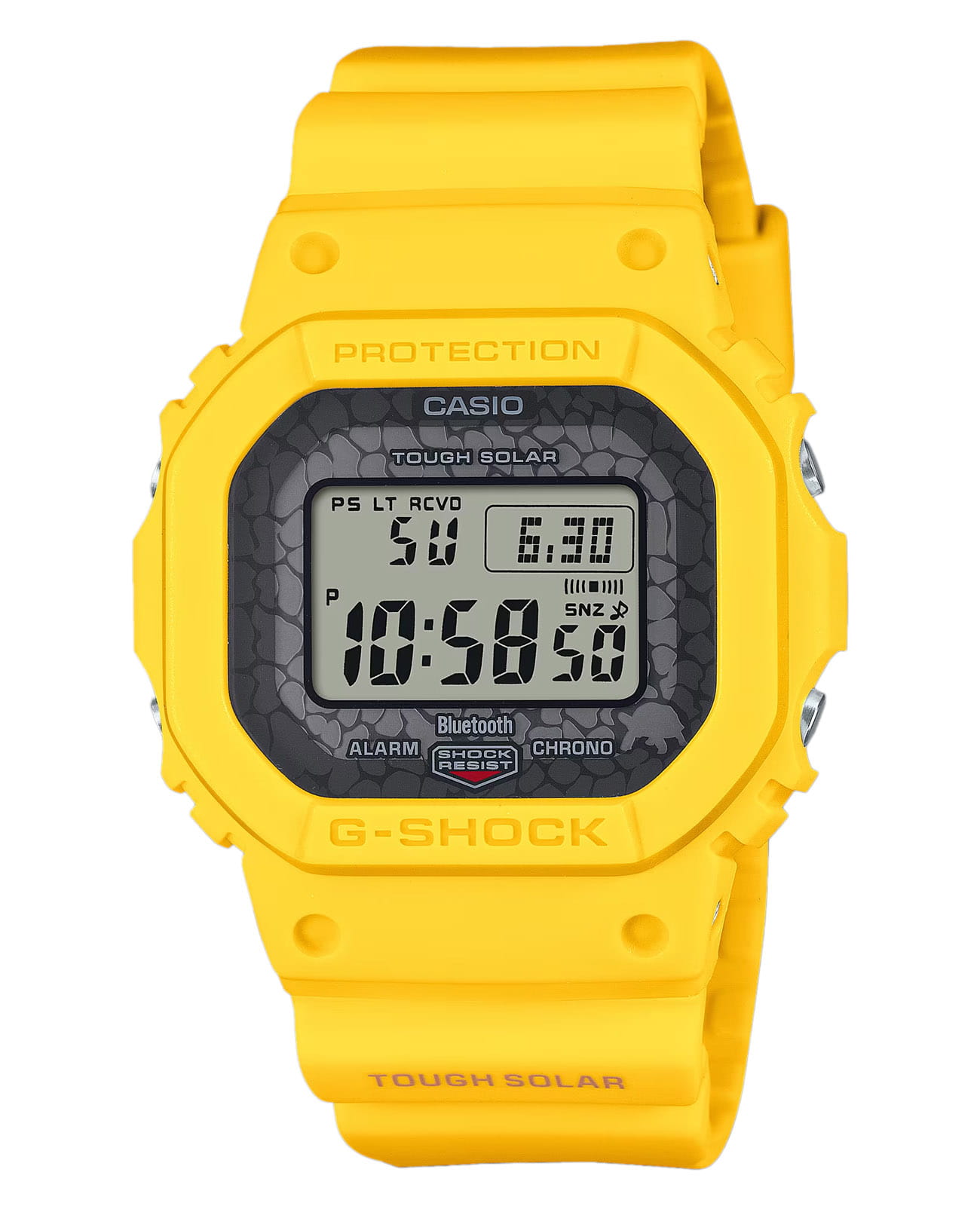 Casio Casio G-Shock GW-B5600CD-9 лимитированной серии GW-B5600CD-9 электронные мужские часы  циферблат, браслет пластик — вид спереди