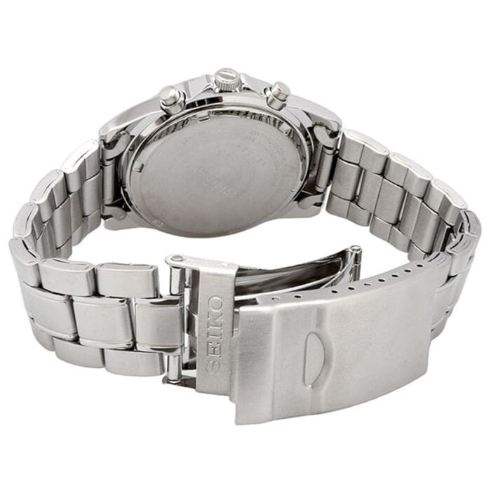 Seiko Seiko Spirit Chronograph SBTQ071  — детали корпуса и нержавеющая сталь