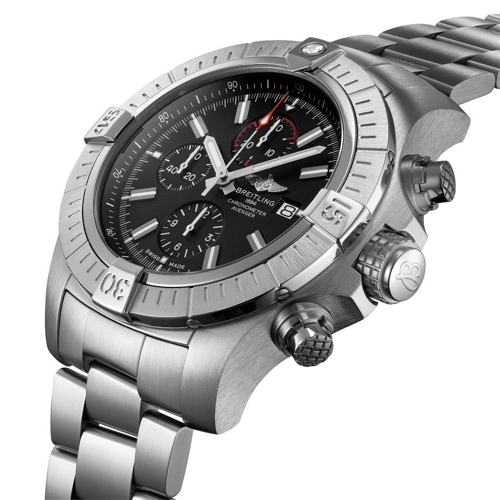 Breitling Breitling Super Avenger Chronograph 48 A13375101B1A1 , наручные мужские часы фото под углом
