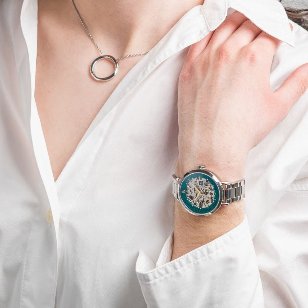 Pierre Lannier Pierre Lannier Automatic 141K671,  франция женские часы на браслете нержавеющая сталь боковой вид