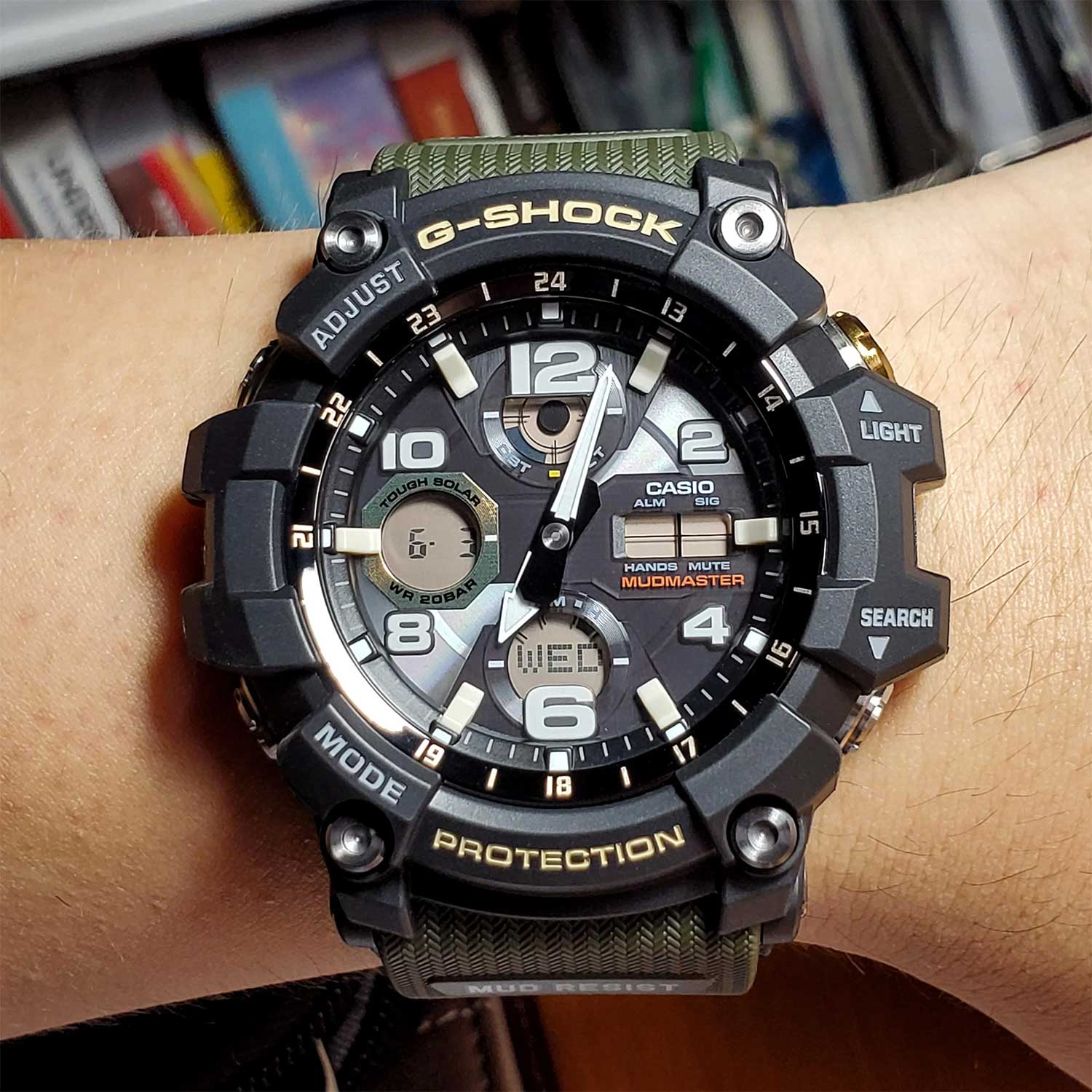 Casio Casio G-Shock GSG-100-1A3 , наручные мужские часы фото под углом
