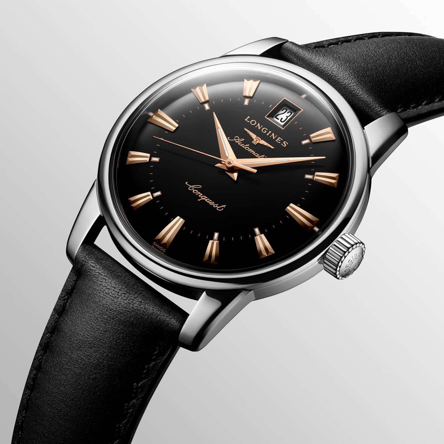 Longines Longines Heritage L1.611.4.52.4 , наручные женские часы фото под углом