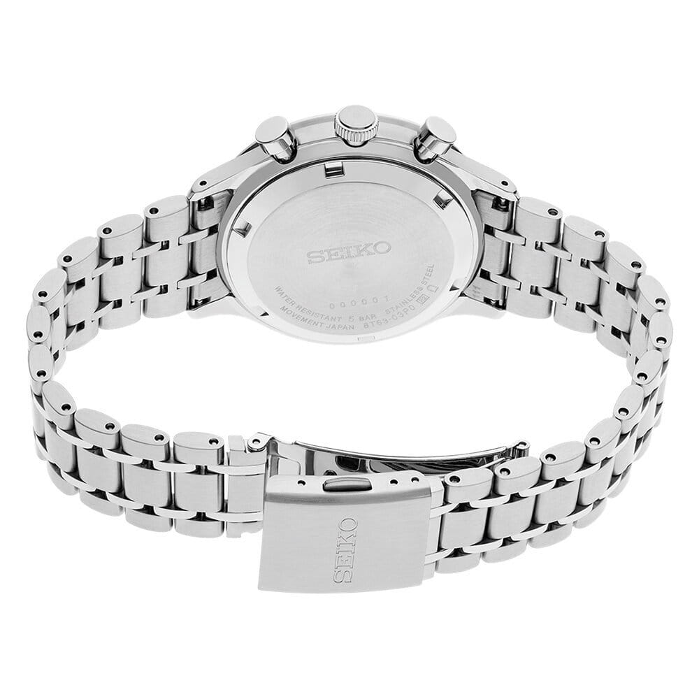 Seiko SSB481P1 мужские часы застежка крупным планом