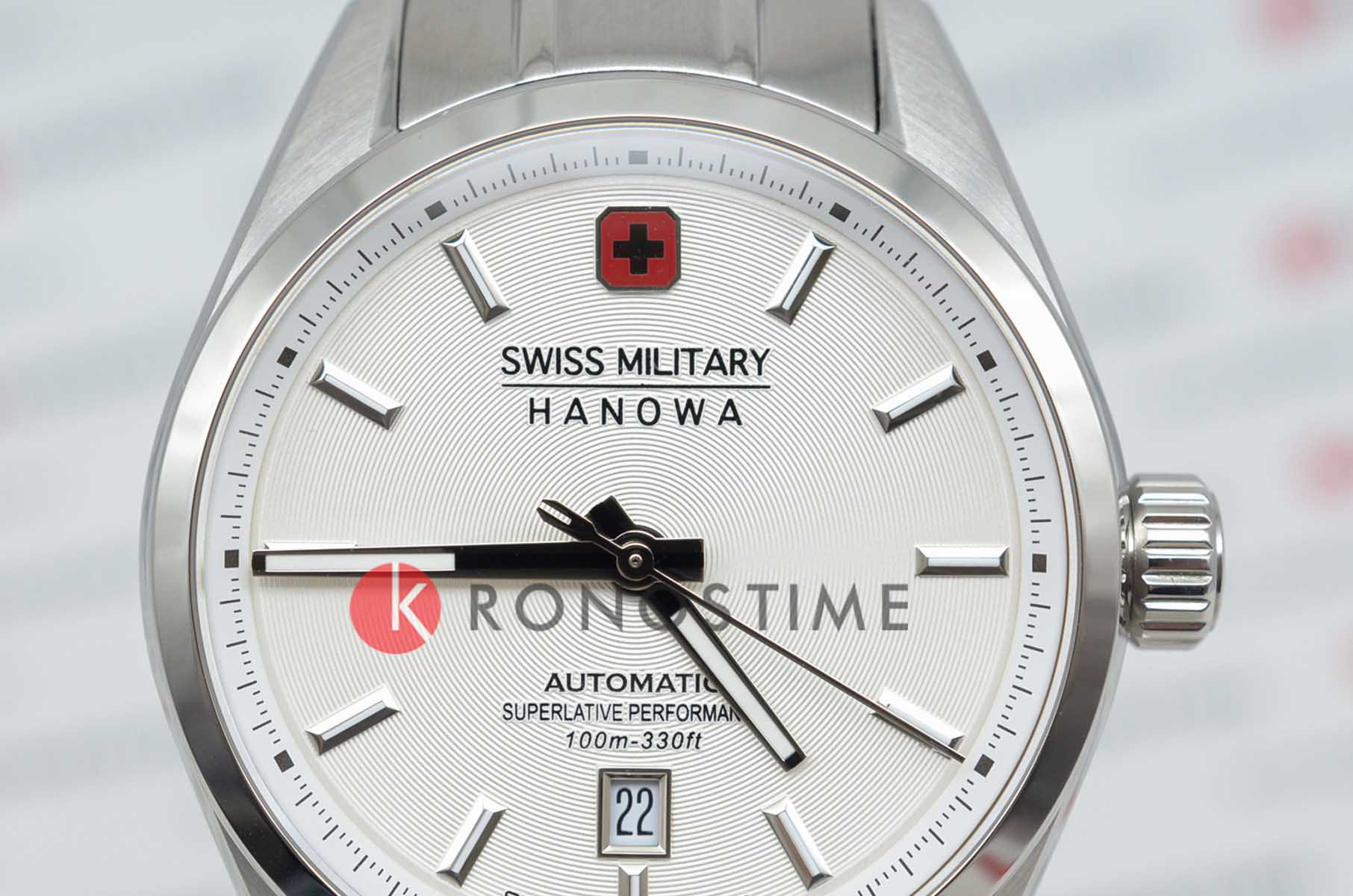 Swiss Military Hanowa Swiss Military Hanowa Majestic Pioneer SMWGL0006203,  швейцария мужские часы на браслете нержавеющая сталь 316l боковой вид