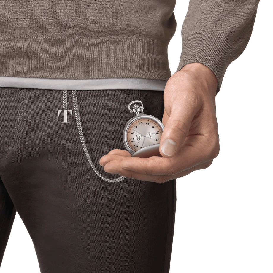 Tissot Tissot T-Pocket Savonnette T862.410.19.292.00 , наручные мужские часы фото под углом