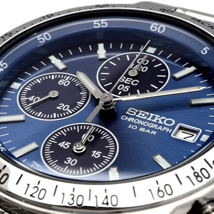 Seiko Seiko Spirit Chronograph SBTQ071  - задняя крышка сталь металл корпуса, япония часы