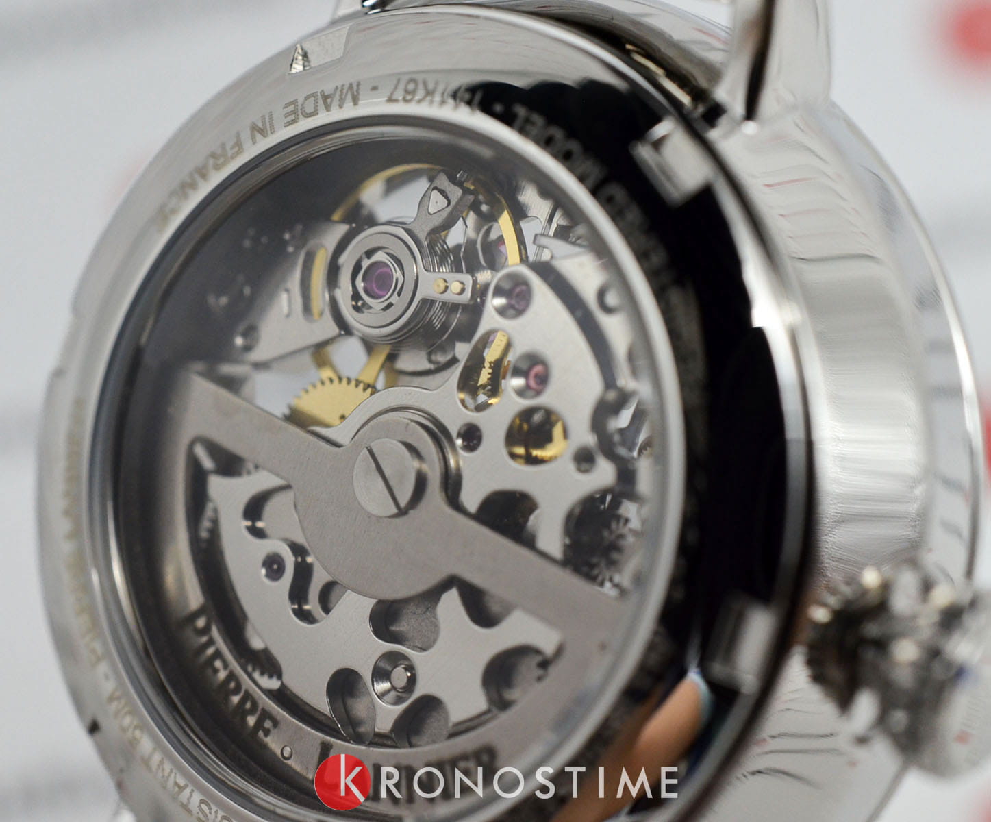 Pierre Lannier Pierre Lannier Automatic 141K671  - задняя крышка металл сталь корпуса, франция часы