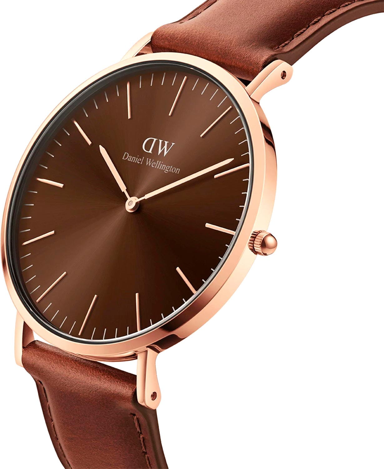 Daniel Wellington Daniel Wellington Classic St Mawes Amber Rose Gold DW00100627 , наручные мужские часы фото под углом