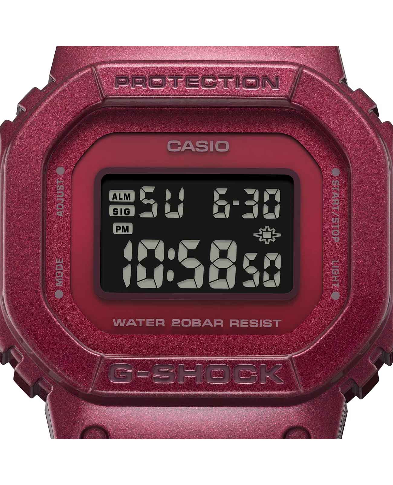 Casio Casio G-Shock GMD-S5600RB-4DR (GMD-S5600RB-4)  — детали корпуса и полимер