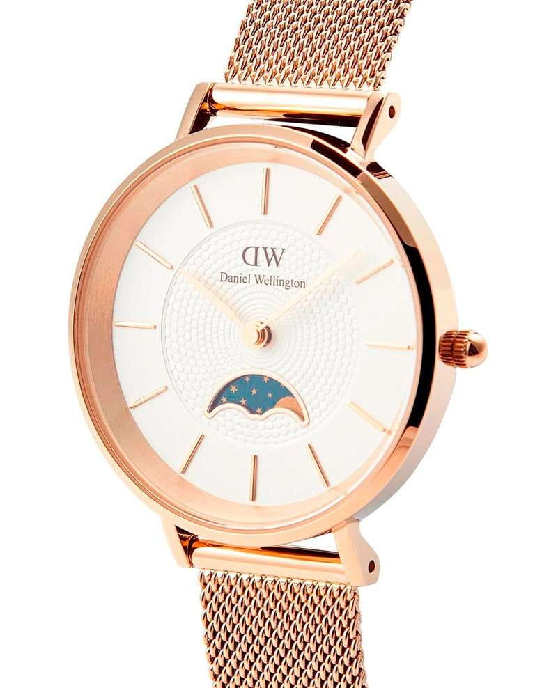 Оригинальные часы Daniel Wellington Daniel Wellington Petite Lune Melrose DW00100773 кварцевые калибр механизма  общий вид