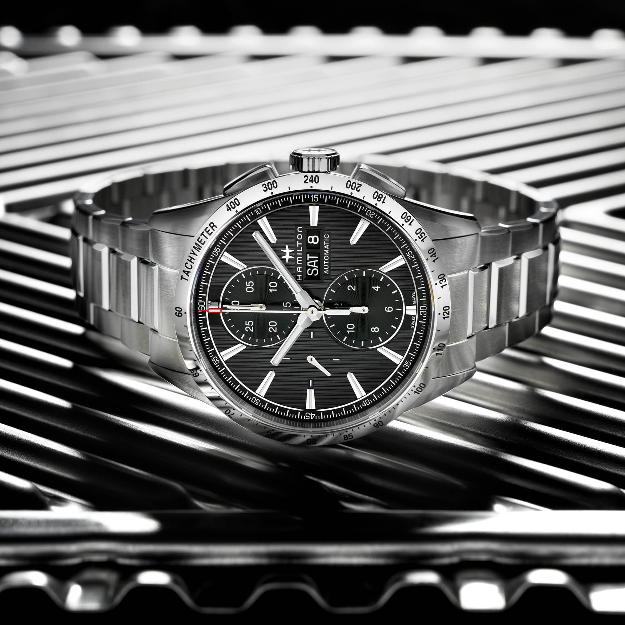 Hamilton Hamilton Broadway Auto Chrono H43516131  - задняя крышка сталь корпуса, швейцария часы