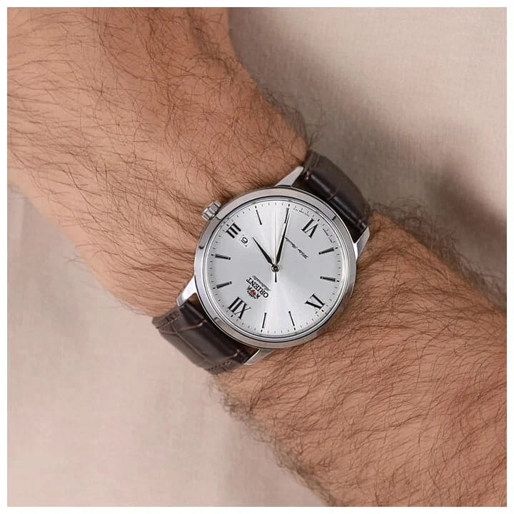 Orient Orient Contemporary RA-AC0F12S (RN-AC0F12S) япония наручные мужские часы заводная головка с логотипом Orient