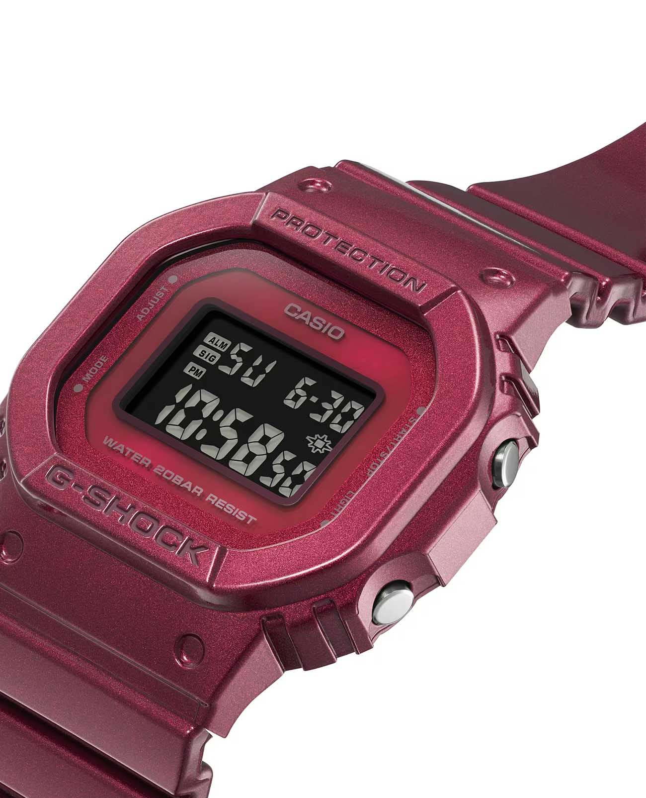 Оригинальные часы Casio Casio G-Shock GMD-S5600RB-4DR (GMD-S5600RB-4) электронные калибр механизма  общий вид
