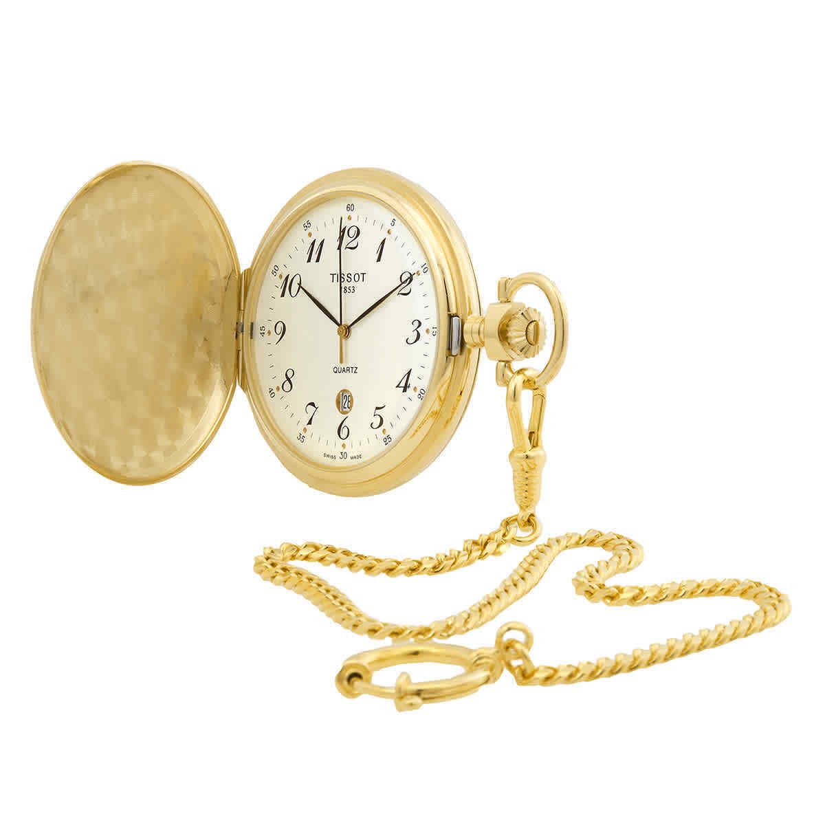 Tissot Tissot T-Pocket Savonnette T83.4.553.12, t-pocket швейцария мужские часы на браслете не выбрано боковой вид