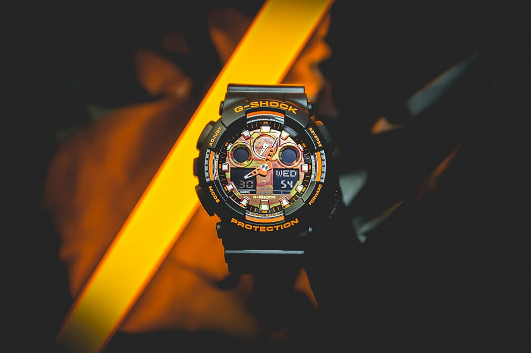 Casio Casio G-Shock GA-100BR-1A япония наручные мужские часы заводная головка с логотипом Casio