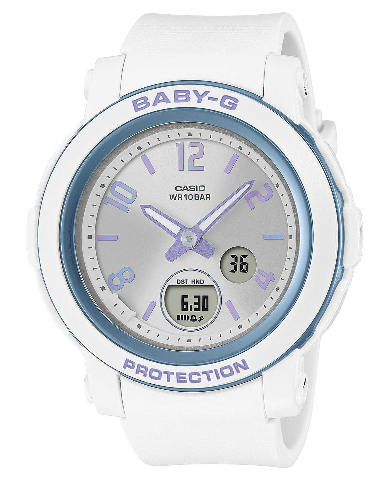 Casio Casio Baby-G BGA-290DR-7A  BGA-290DR-7A кварцевые женские часы  циферблат, браслет пластик — вид спереди