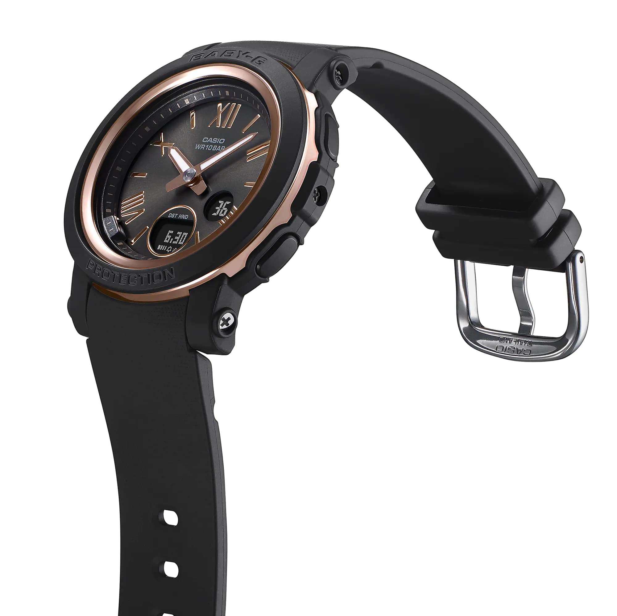 Casio Casio Baby-G BGA-290-1ADR (BGA-290-1A) , наручные женские часы фото под углом