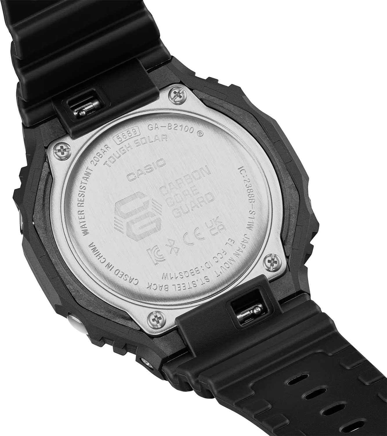 Casio Casio G-Shock GA-B2100MF-1ADR (GA-B2100MF-1A), g-shock япония мужские часы на браслете пластик боковой вид