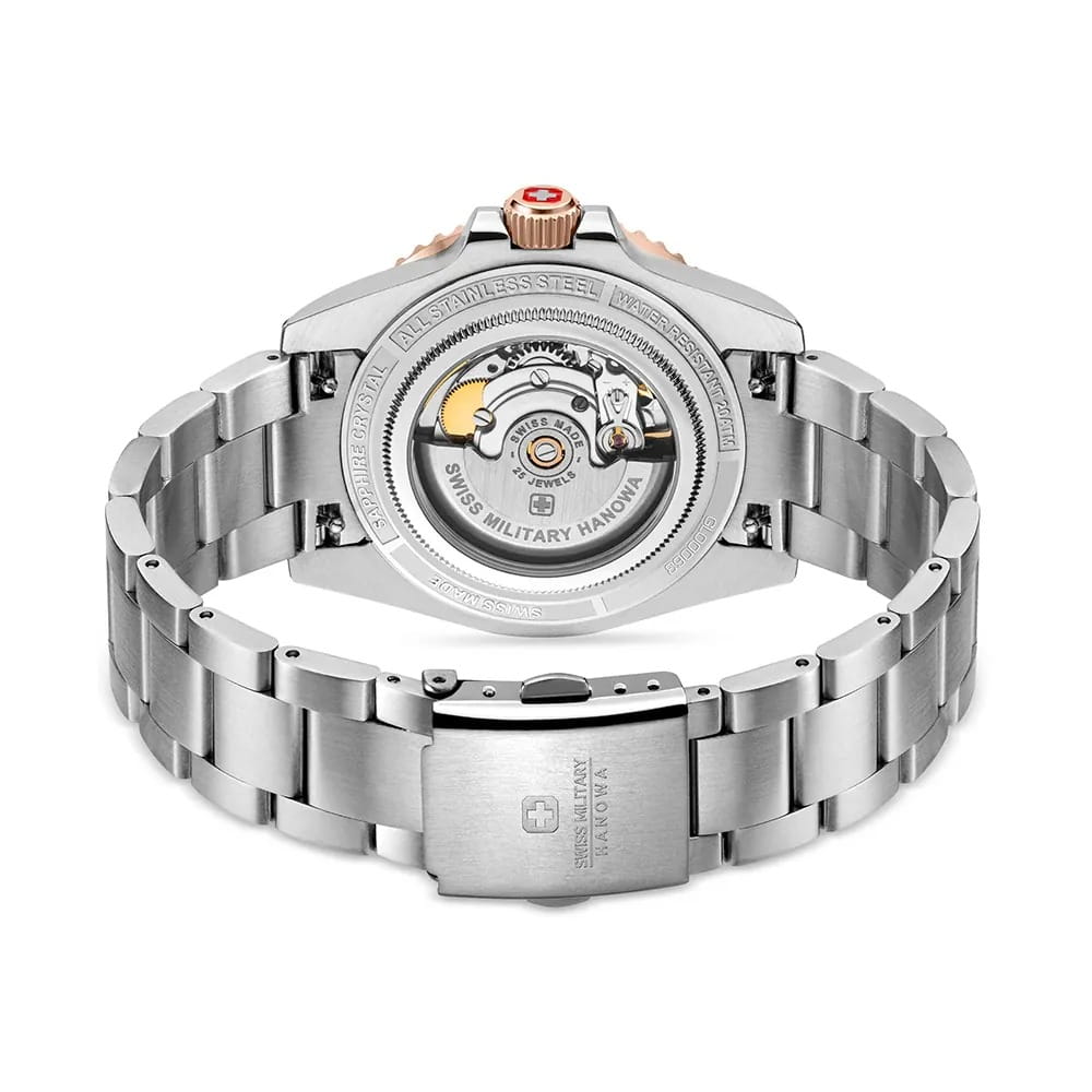 Оригинальные часы Swiss Military Hanowa Swiss Military Hanowa Sealord SMWGL0006360 механические калибр механизма  soprod p024 общий вид