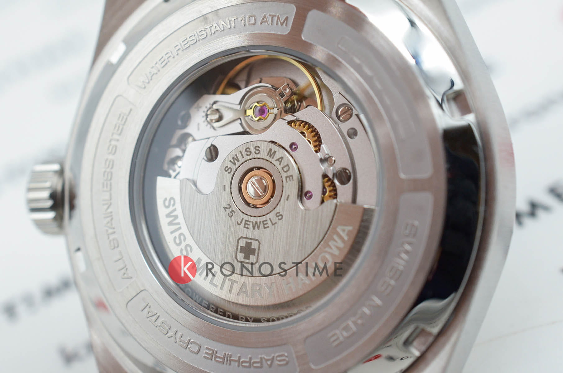 Swiss Military Hanowa Swiss Military Hanowa Majestic Pioneer SMWGL0006203  - задняя крышка сталь металл корпуса, швейцария часы
