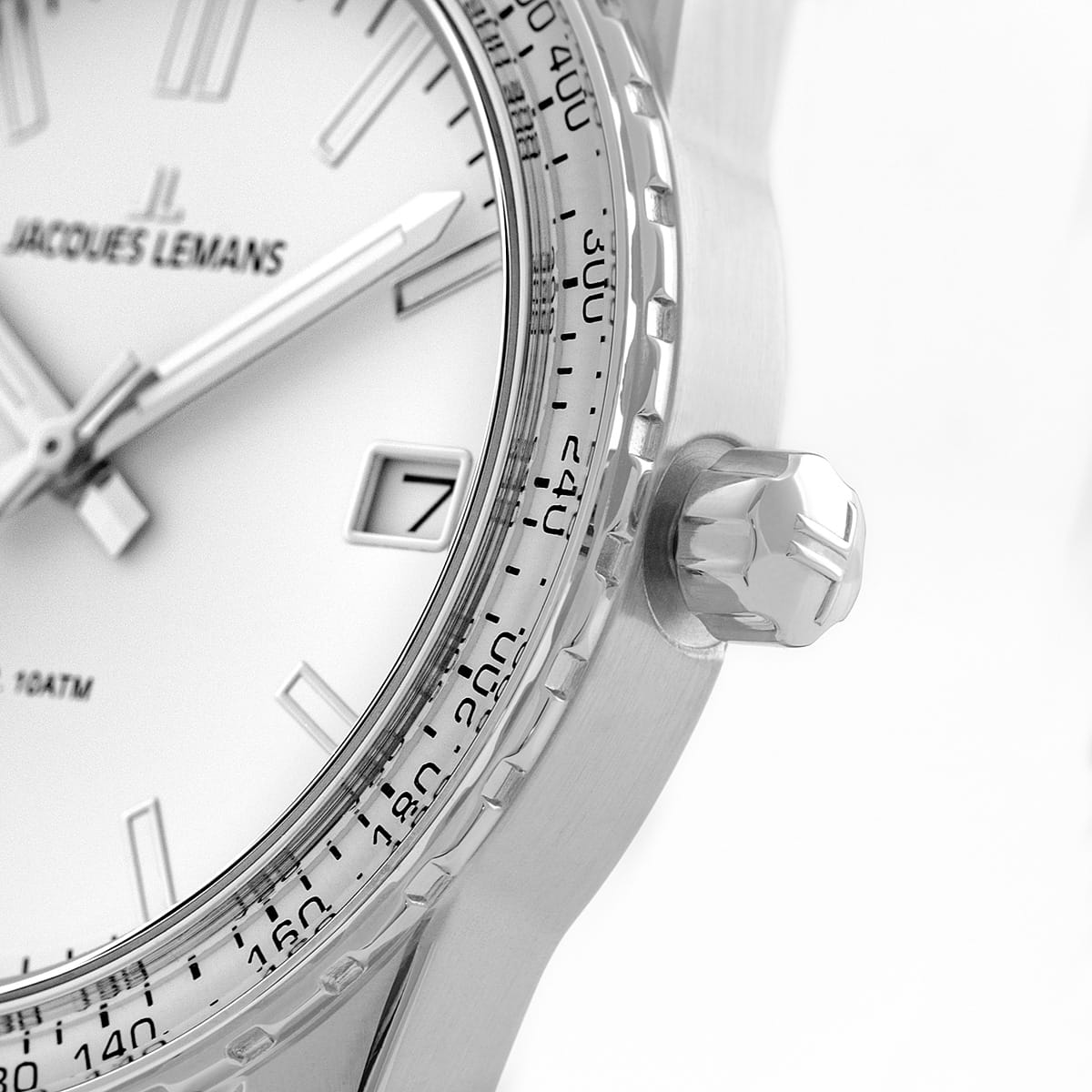 Jacques Lemans Jacques Lemans Liverpool 1-2060H мужские часы белый циферблат на запястье