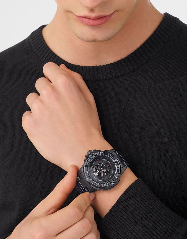 Оригинальные часы Philipp Plein Philipp Plein The Skull PWAAA3025 кварцевые калибр механизма seiko tmi общий вид