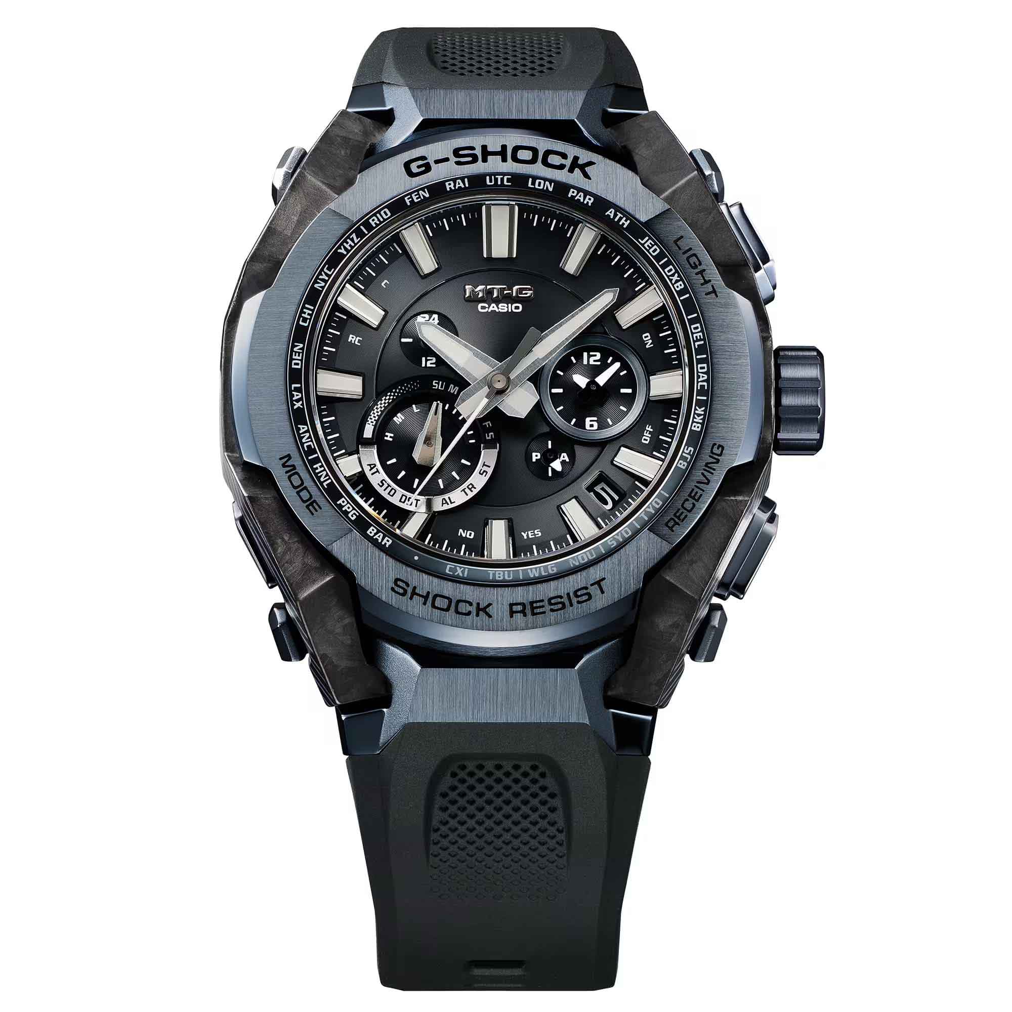Casio Casio G-Shock Premium MTG-B4000B-1A2DR, g-shock япония мужские часы на браслете полимер боковой вид