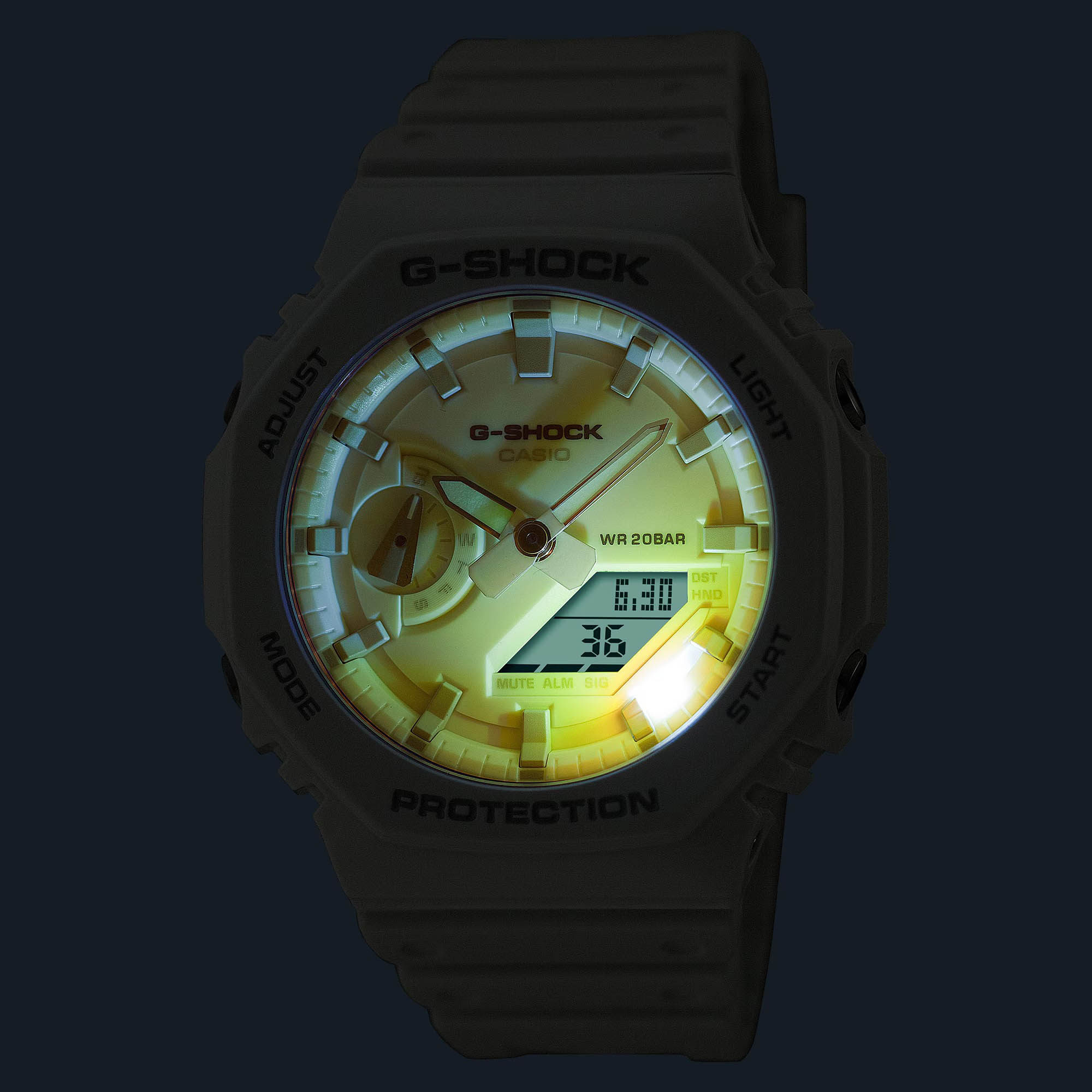 Casio Casio G-Shock GA-2100TL-7ADR (GA-2100TL-7A) GA-2100 - задняя крышка карбон корпуса, япония часы