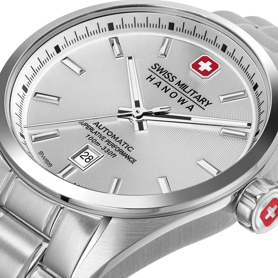 Swiss Military Hanowa SMWGL0006203 мужские часы застежка крупным планом