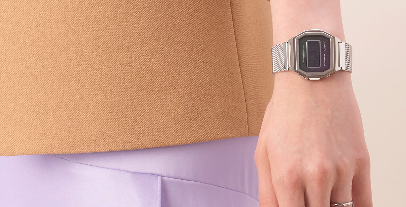 Casio Casio Collection A1000M-1B электронные часы с аксессуарами мужские часы модель A1000M-1BEF