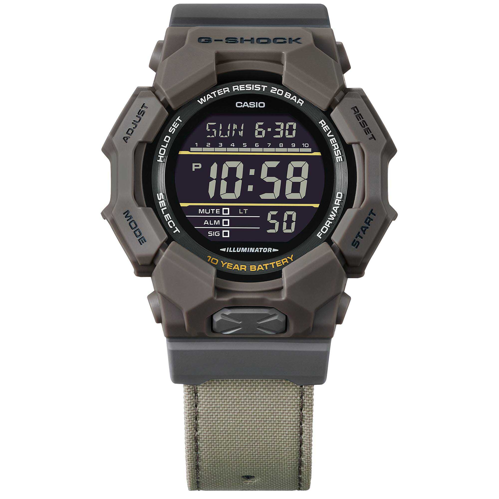 Casio Casio G-Shock GD-010CE-5 , наручные мужские часы фото под углом