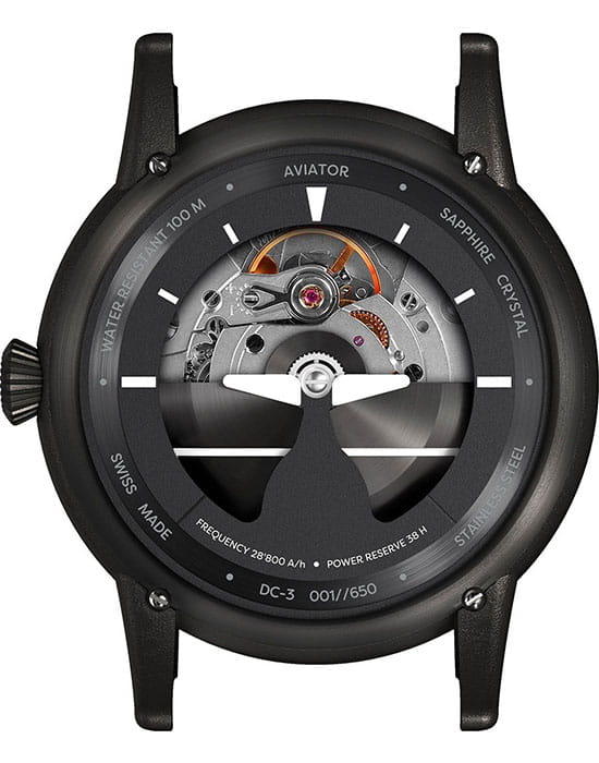 Aviator V.3.31.5.228.4 мужские часы застежка крупным планом