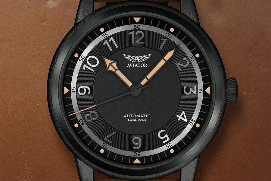 Aviator Aviator Douglas Dakota V.3.31.5.228.4, douglas dc-3 швейцария мужские часы на браслете кожаный боковой вид
