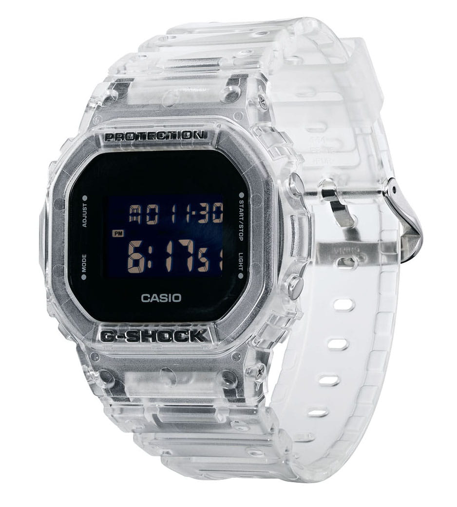 Casio Casio G-Shock DW-5600SKE-7 мужские часы черный циферблат на запястье