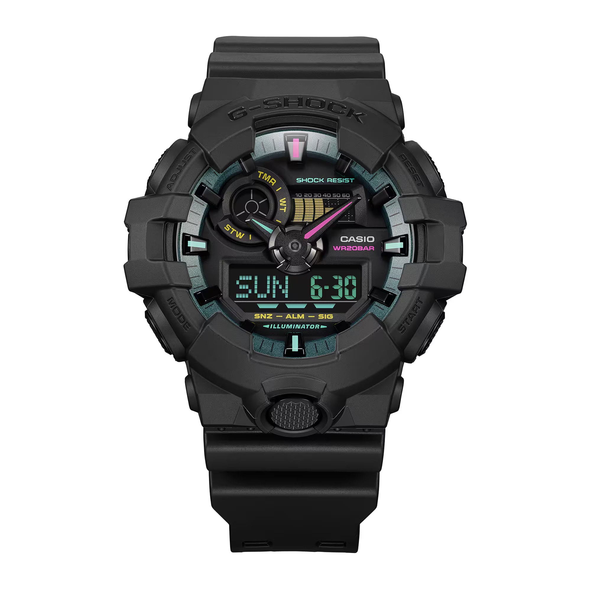 Casio Casio G-Shock GA-700MF-1ADR (GA-700MF-1A), g-shock япония мужские часы на браслете полимер боковой вид