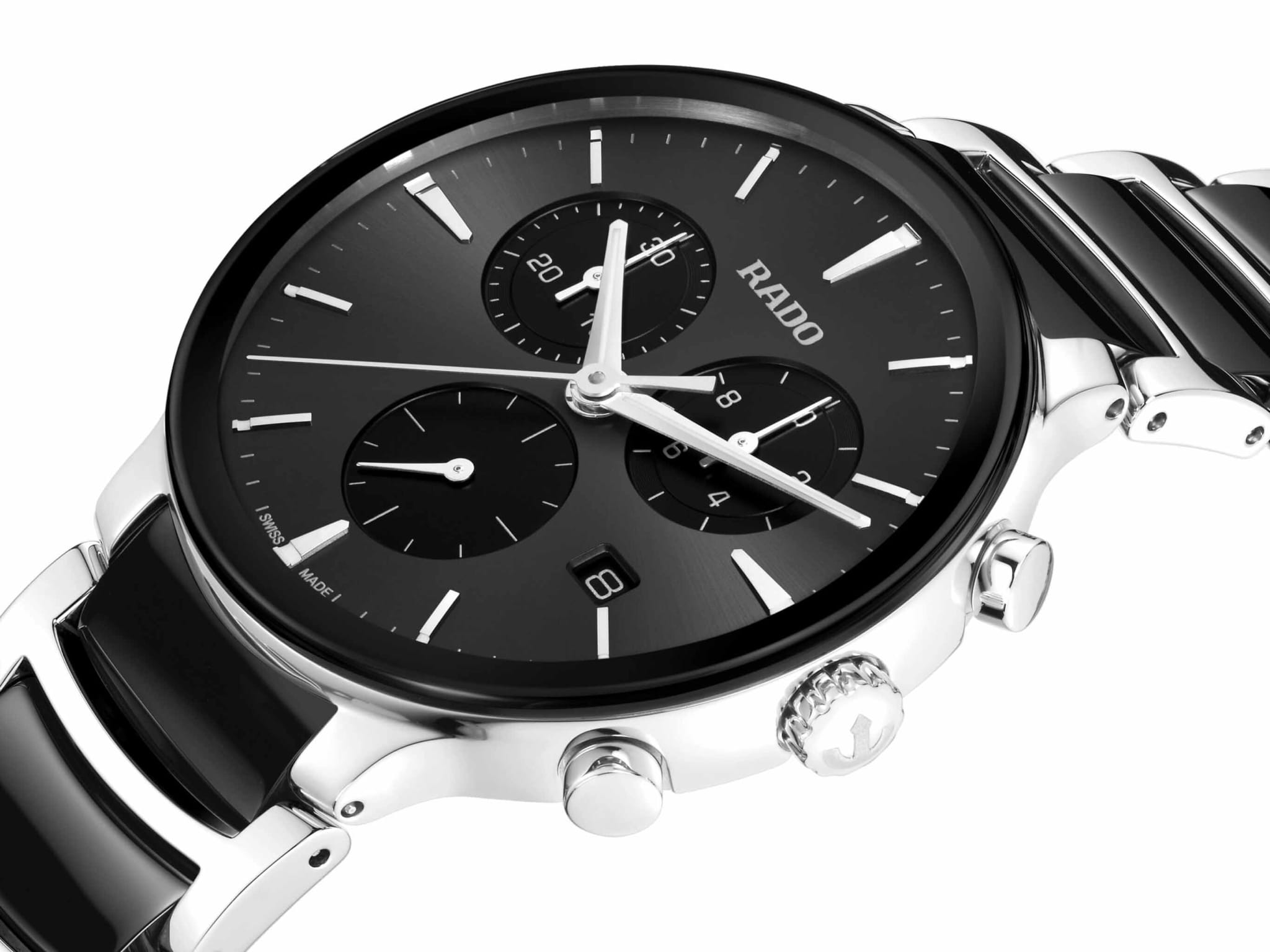 Rado Rado Centrix Chronograph R30210152  - задняя крышка сталь металл корпуса, швейцария часы