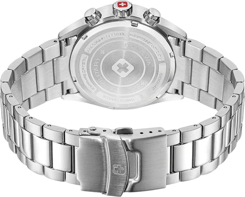 Swiss Military Hanowa Swiss Military Hanowa Navalus SMWGI0004204  — детали корпуса и нержавеющая сталь