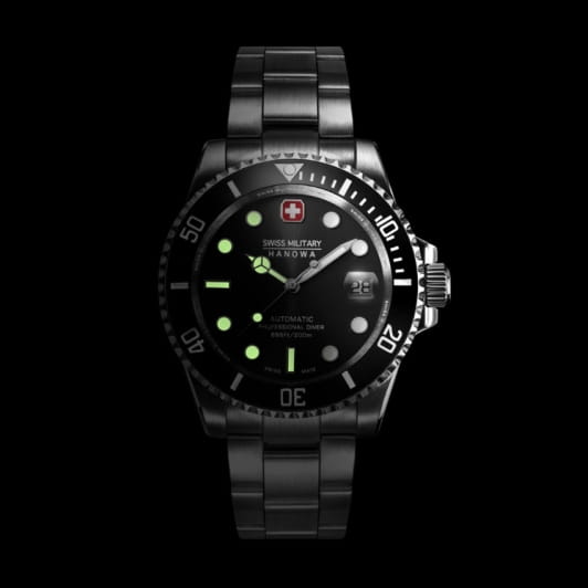 Swiss Military Hanowa Swiss Military Hanowa Sealord SMWGL0006301 швейцария наручные мужские часы заводная головка с логотипом Swiss Military Hanowa