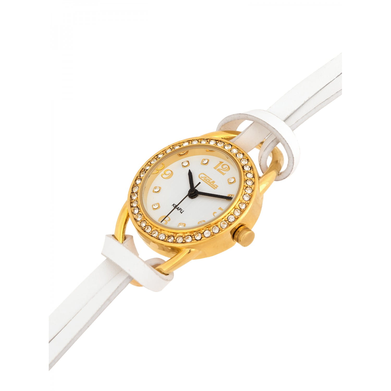 Слава Слава Инстинкт 6113187/2035,  россия женские часы на браслете кожаный боковой вид