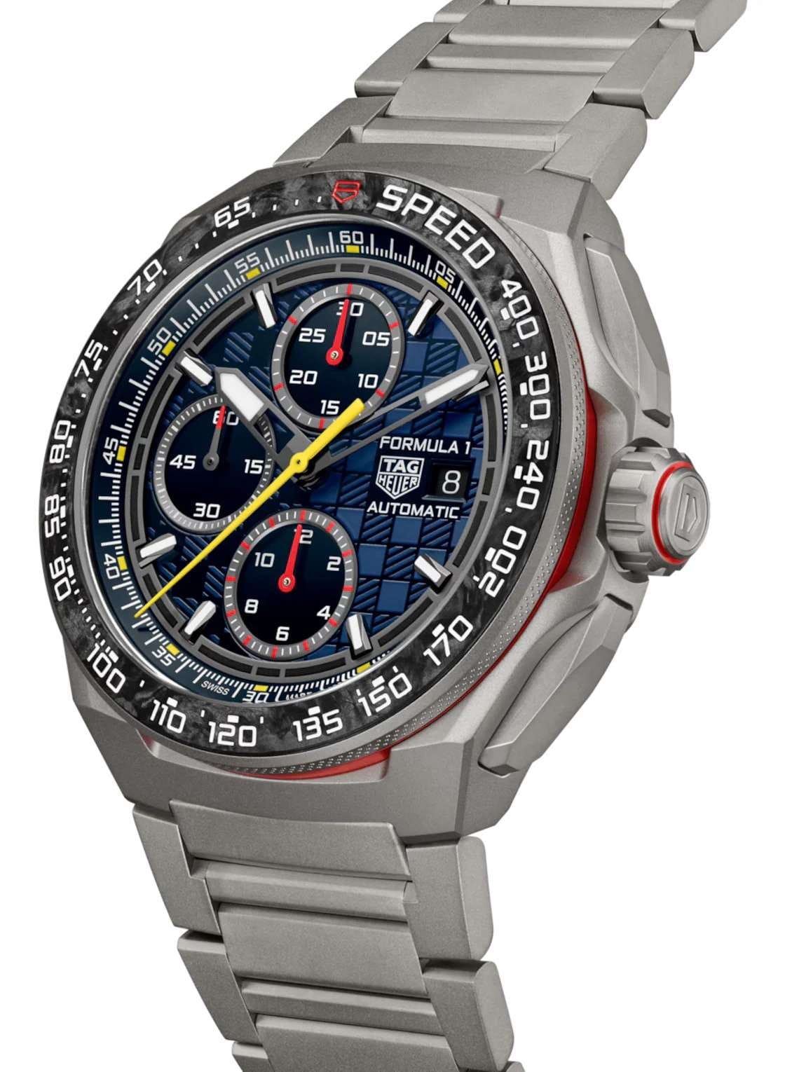 TAG Heuer TAG Heuer Formula 1 X Oracle Red Bull Racing CBZ2080.BF0009, formula 1 швейцария мужские часы на браслете титановый боковой вид