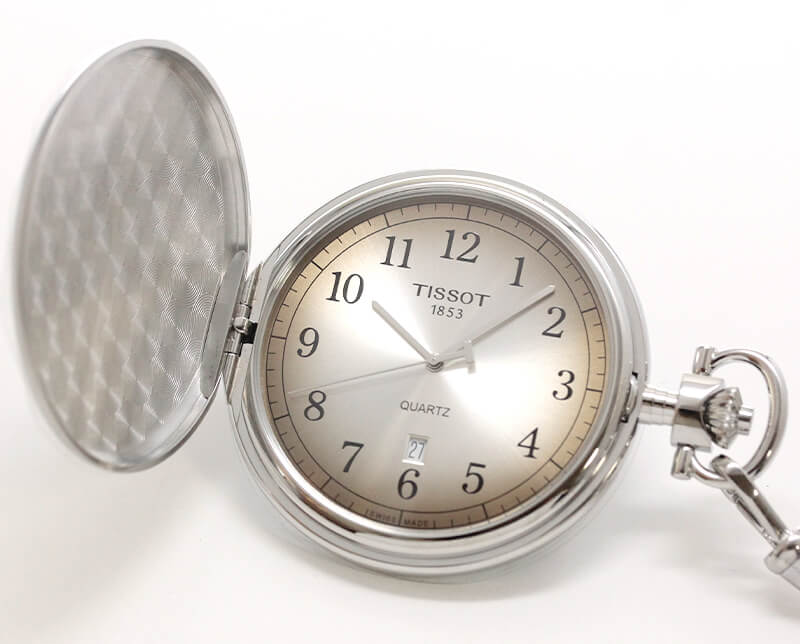 Tissot Tissot T-Pocket Savonnette T862.410.19.292.00  - задняя крышка сталь корпуса, швейцария часы