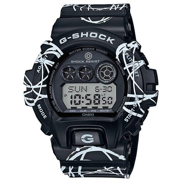 Casio Casio G-Shock GD-X6900FTR-1E  GD-X6900FTR-1E электронные мужские часы черный циферблат, браслет  — вид спереди