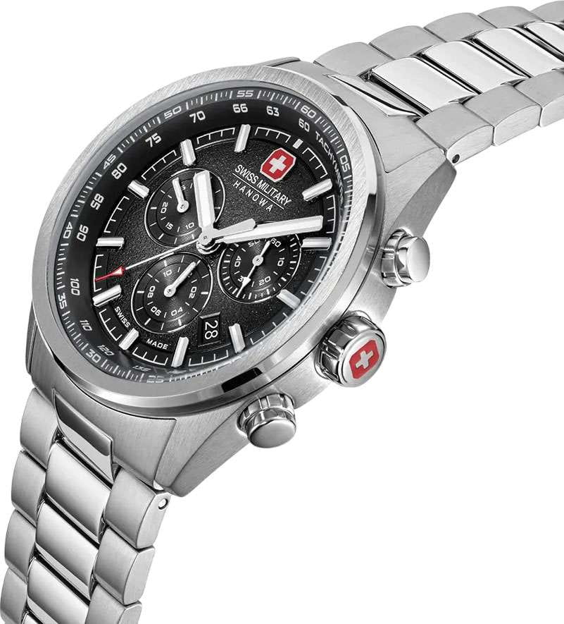 Swiss Military Hanowa SMWGI0004204 мужские часы застежка крупным планом