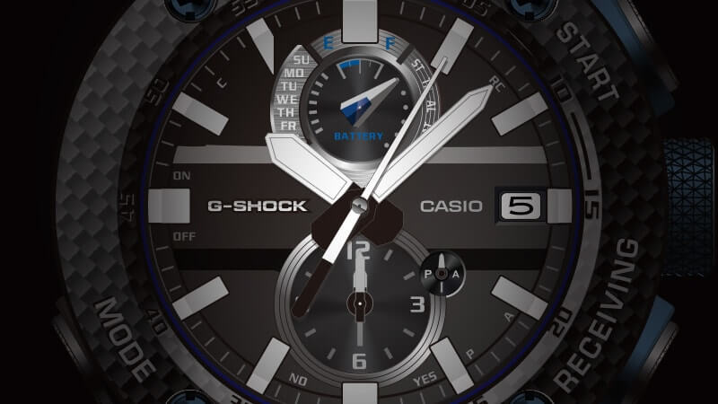 Casio Casio G-Shock GWR-B1000-1A1 электронные часы с аксессуарами мужские часы модель GWR-B1000-1A1ER