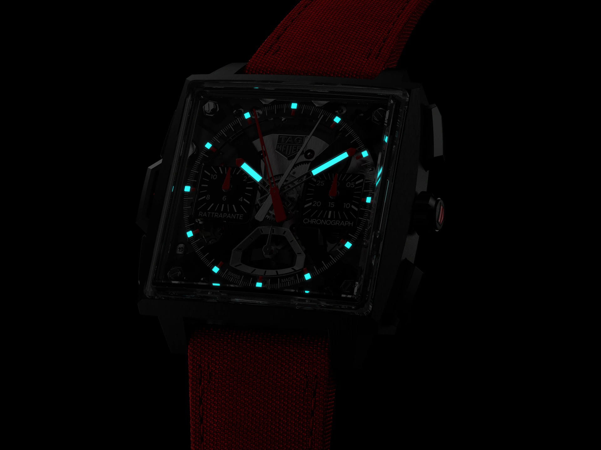 TAG Heuer TAG Heuer Monaco Split-seconds Chronograph CBW2181.FC8322 мужские часы черный циферблат на запястье