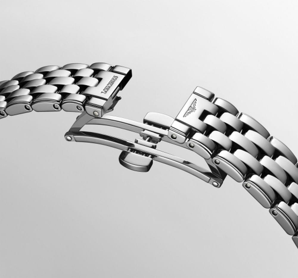 Оригинальные часы Longines Longines Flagship L4.374.4.97.6 механические калибр механизма l592 общий вид